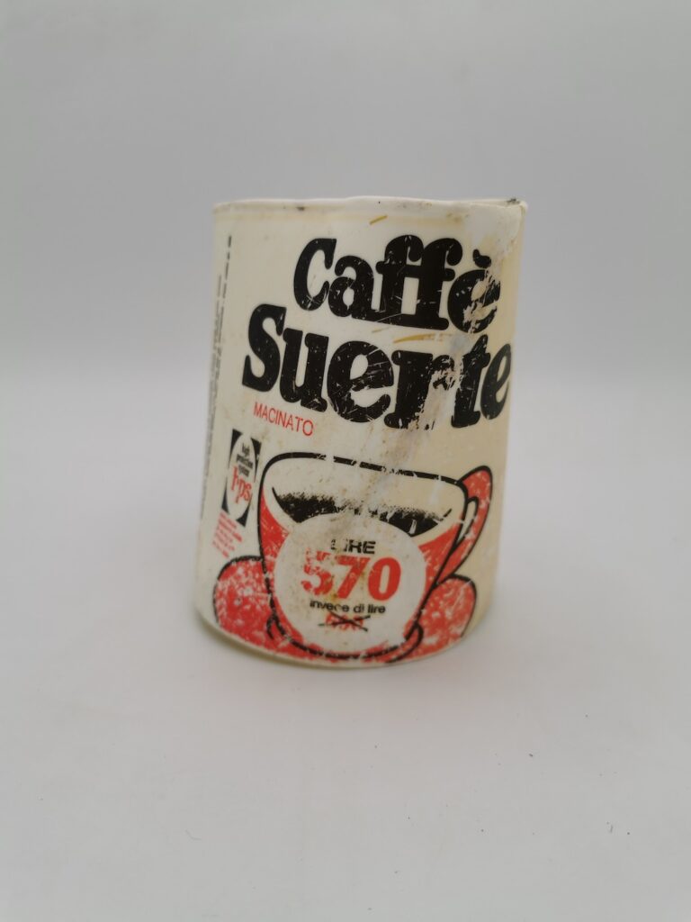 involucro in plastica di caffè Suerte del 1971